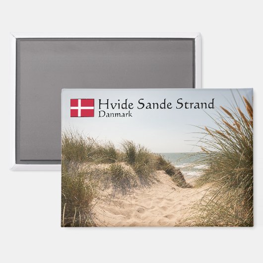 Hvide Sande Denmark Magneet (Voorkant / Achterkant)