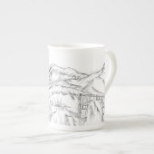 Hw1 CA, tasse de gravure (Devant droit)