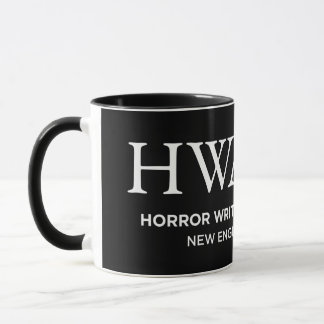 HWA-NE logo mug, black 6/25 Mok