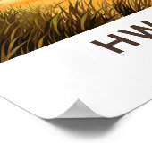 Hwange Zimbabwe Reisprint Poster (Hoek)