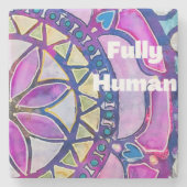 HWJ Fully Human Stone Onderzetter (Voorkant)