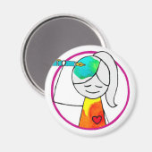 HWJ Logo magnet Magneet (Voorkant / Achterkant)