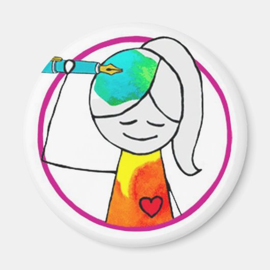 HWJ Logo magnet Magneet (Voorkant)