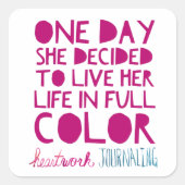 HWJ One Day Sticker (Voorkant)