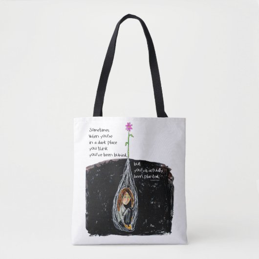 HWJ U bent gepland Canvas tas (Voorkant)