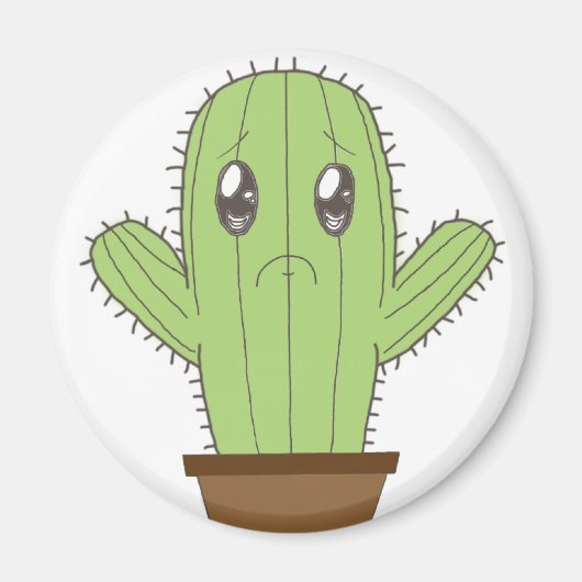 "Hwugs???" Cactus Magneet (Voorkant)