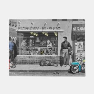 HWY 51 Silver 2 Deurmat