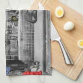 HWY 51 Silver 2 Theedoek (Quarter Fold)