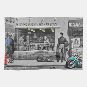 HWY 51 Silver 2 Theedoek