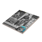 HWY 51 Silver Tegeltje (Zijkant)