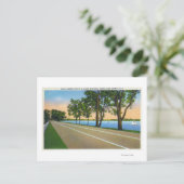 Hwy Route 5 Uitzicht Seneca Lake Briefkaart (Staand voorkant)