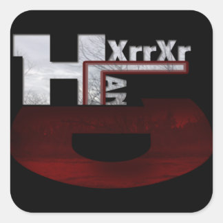 HXRXRLAND-Sticker Vierkante Sticker