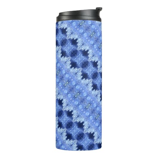 Hy Blue Ikat 8 Thermosbeker (Gedraaid links)