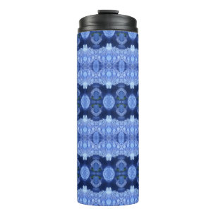 Hy Blue Ikat Thermosbeker