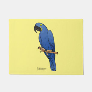Hyacint ara vogel cartoon illustratie deurmat