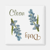 Hyacint Bloemen Vaatwasser Magneet (Voorkant)