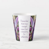 Hyacint Feeënkoningin Latte Mok (Voorkant)