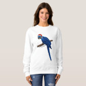 Hyacint macaw vakantie sweatshirt (Voorkant volledig)