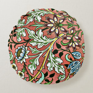Hyacint - William Morris  Design Rond Kussen