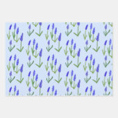 Hyacinth Easter Spring Floral Pattern Bulbs Gift Inpakpapier Vel (Voorkant)