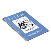 Hyacinth House Plant Pun Cartoon Notitieboek (Rechterzijde)