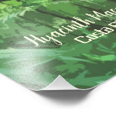 Hyacinth Macaw Costa Rica Design Poster (Coin)