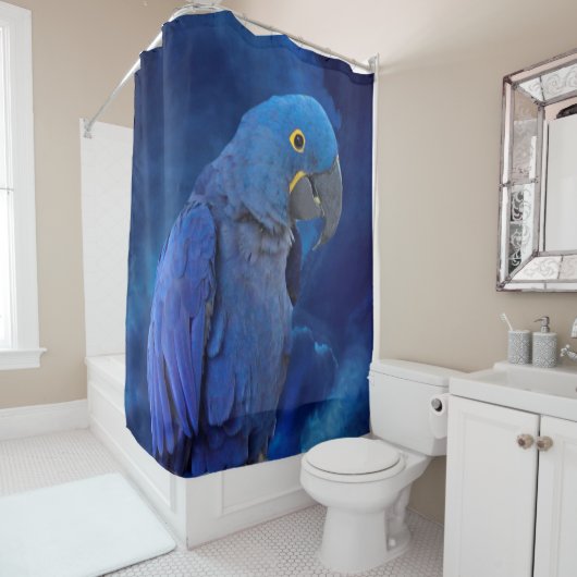 Hyacinth Macaw Douchegordijn (In situ)
