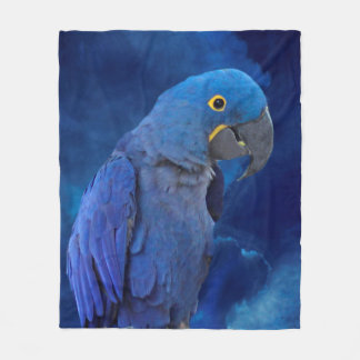 Hyacinth Macaw Fleece Deken