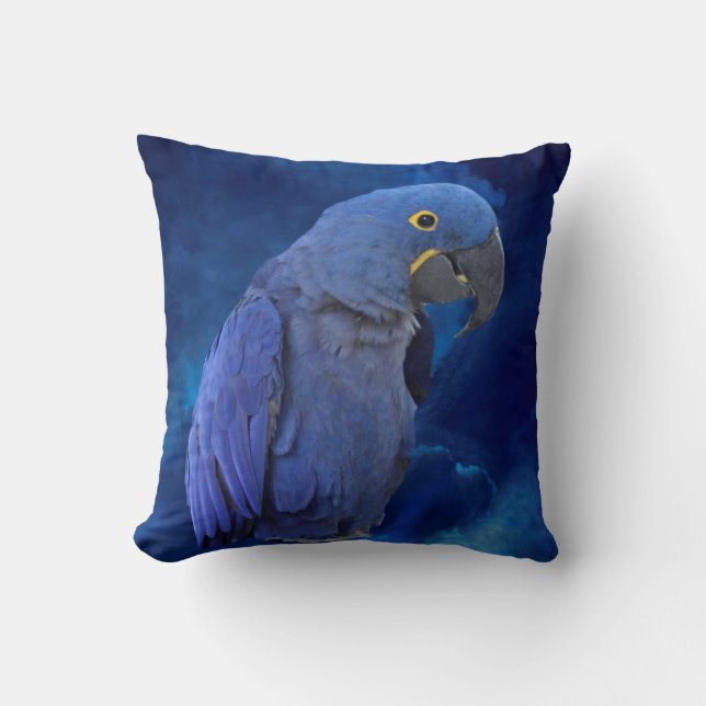 Hyacinth Macaw Kussen (Voorkant)