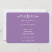 Hyacinth Regency Style Elegant Save the Date  (Dos)