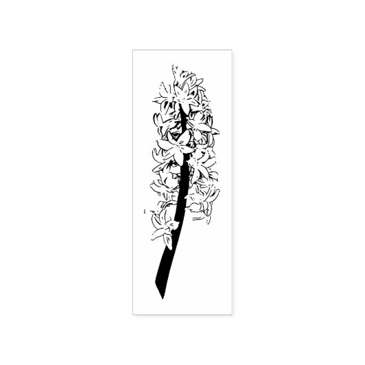 Hyacinth Rubber Stamp - Spring bulb stempels (Afrduk)