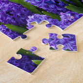 Hyacinth Violet Wildbloemen Jigzaag Puzzle Legpuzzel (Zijkant)