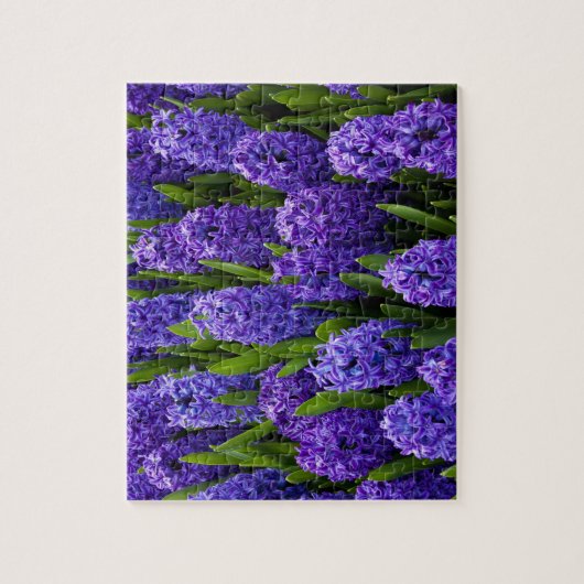 Hyacinth Violet Wildbloemen Jigzaag Puzzle Legpuzzel (Verticaal)