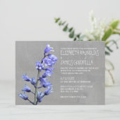 Hyacinth Wedding Invitations Kaart (Staand voorkant)