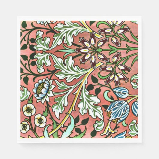 Hyacinth - William Morris Vintage Design Servet (Voorkant)