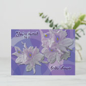 Hyacinthe d'eau Invitation de la douche nuptiale (Debout devant)