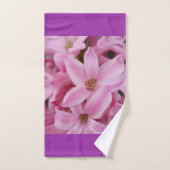 hyacinthe rose (Serviette à main)