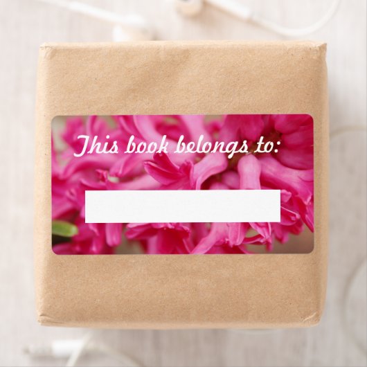 Hyacinthe roze label (Insitu)