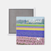Hyacinthes en Hollande - aimant par Velvet Escape (Recto/Verso)