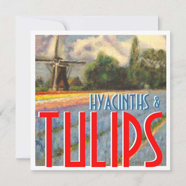 Hyacinths en Tulps Windmill (Voorkant)