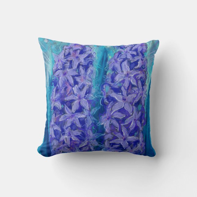 Hyacinths Snellere paasforen Kussen (Voorkant)