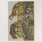 Hyaena (Hyena), Wolf en Dog Legpuzzel (Verticaal)