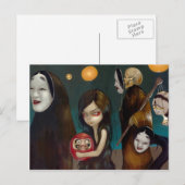 "Hyakki Yakō" Briefkaart deel 1 (Voorkant / Achterkant)