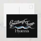 Hyannis Briefkaart Water Waves (Voorkant / Achterkant)