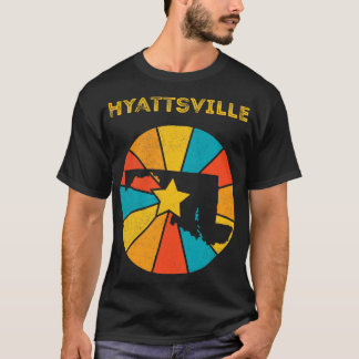 Hyattsville Maryland Verdrietig Souvenir 1 T-shirt