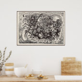Hybrid Beast Poster (Keuken)