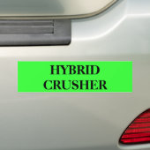 HYBRID CRUSHER BUMPERSTICKER (Op auto)