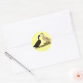 Hybrid Laying Duck Ronde Sticker (Envelop)