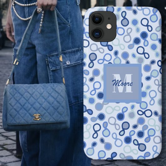Hybrid Paisley - Blue Ombre Phone Case