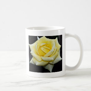 Hybrid Tea Roos "Helmut Schmidt" Witte bloemen Koffiemok